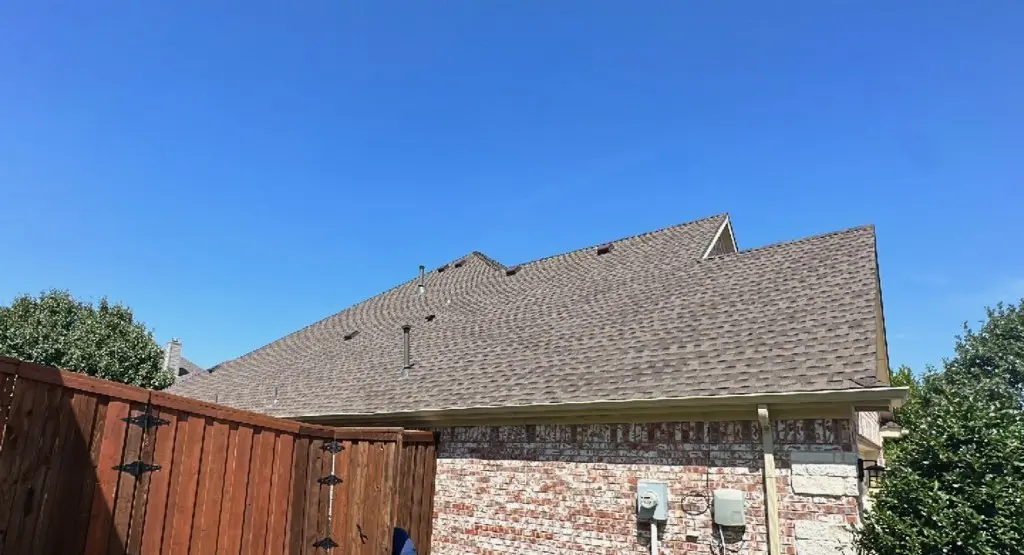 Completed roof replacement project in Deer Park